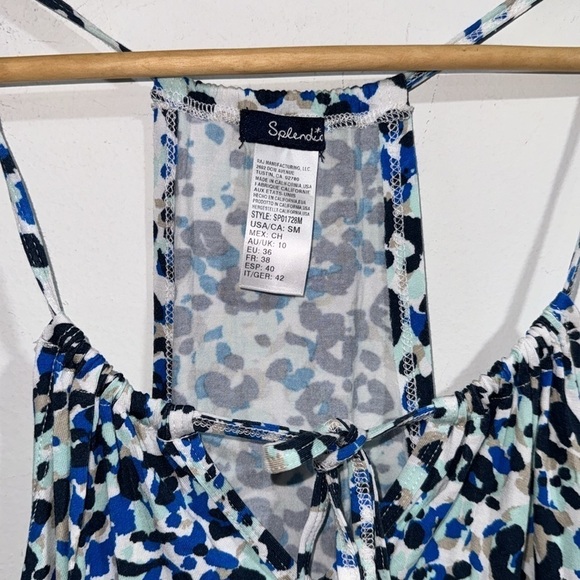 Splendid Print Cover-Up Dress small medium NEW animal print leopard adjustable - Picture 3 of 4